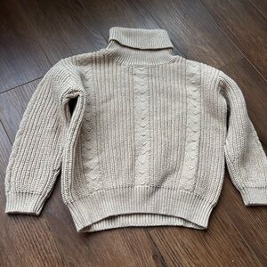 Donsje chunky knit turtleneck sweater sz 2-3y